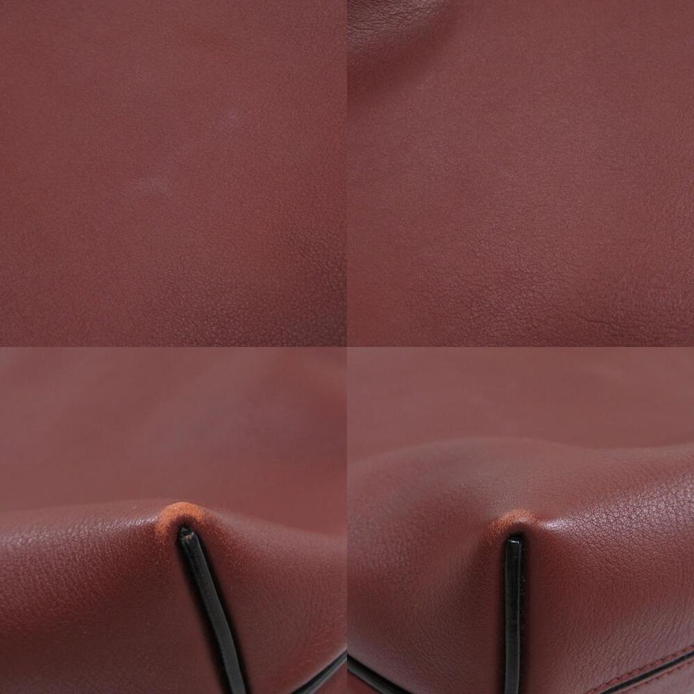 Loewe One Shoulder Hobo Logo Shoulder Bag Leather - Picture 9 of 11